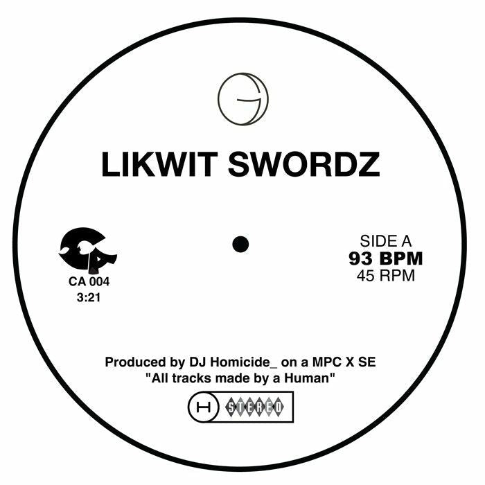 DJ Homicide - Tracks Made By Humans Vinyl