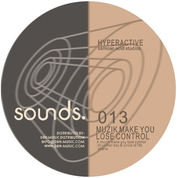 DJ Hyperactive - Muzik Make You Lose Control Vinyl Vinly Record