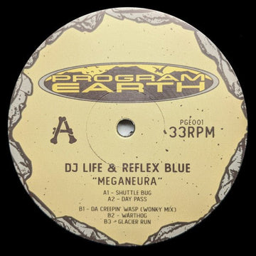 DJ Life & Reflex Blue - Meganeura Vinyl Vinly Record