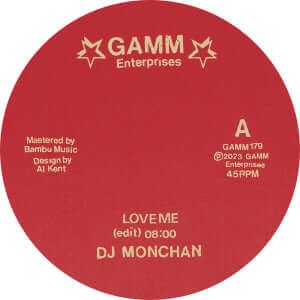 DJ Monchan - Love Me / U&ME Vinyl Vinly Record