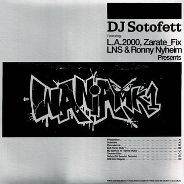 DJ Sotofett - WANIA mk1 Vinyl Vinly Record
