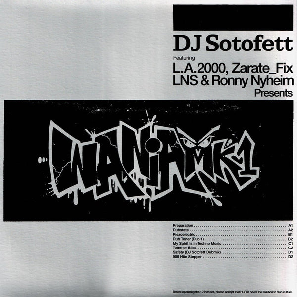 DJ Sotofett - WANIA mk1 Vinyl