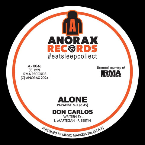 Don Carlos - Alone Vinyl - Vinyl Record