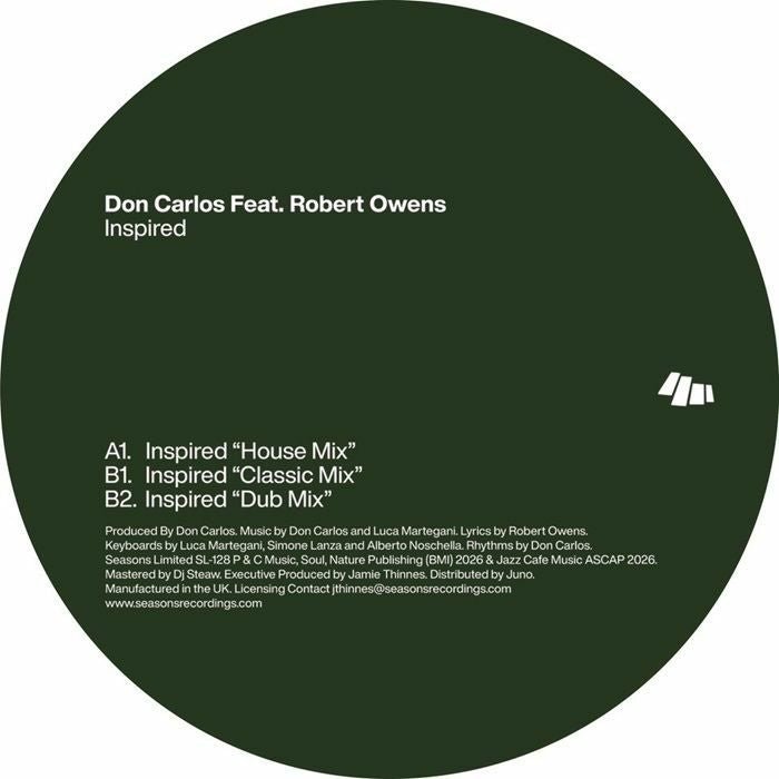 Don Carlos feat Robert Owens - Inspired Vinyl