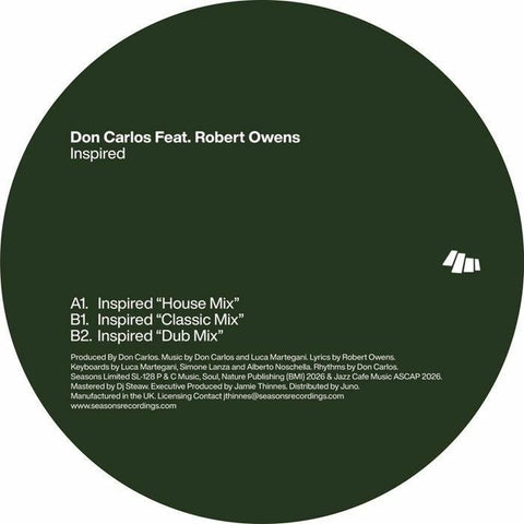 Don Carlos feat Robert Owens - Inspired Vinyl - Vinyl Record