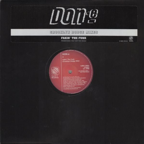 DON - e - Fakin' The Funk (Crooklyn Dodge Mixes) Vinyl