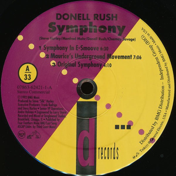 Donell Rush - Symphony Vinyl