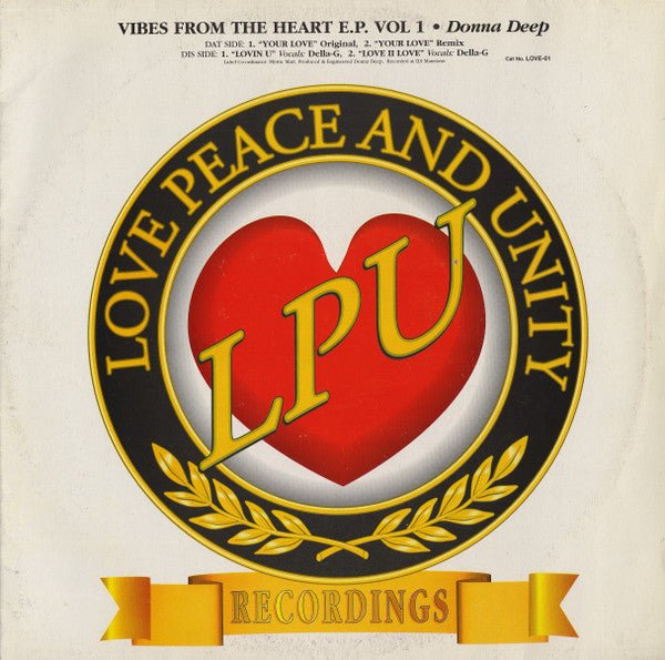 Donna Deep - Vibes From The Heart EP Vol 1 Vinyl