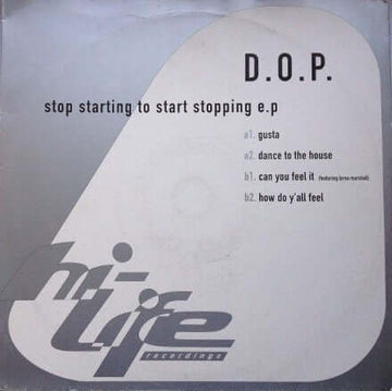 D.O.P. - Stop Starting To Start Stopping E.P Vinyl Vinly Record