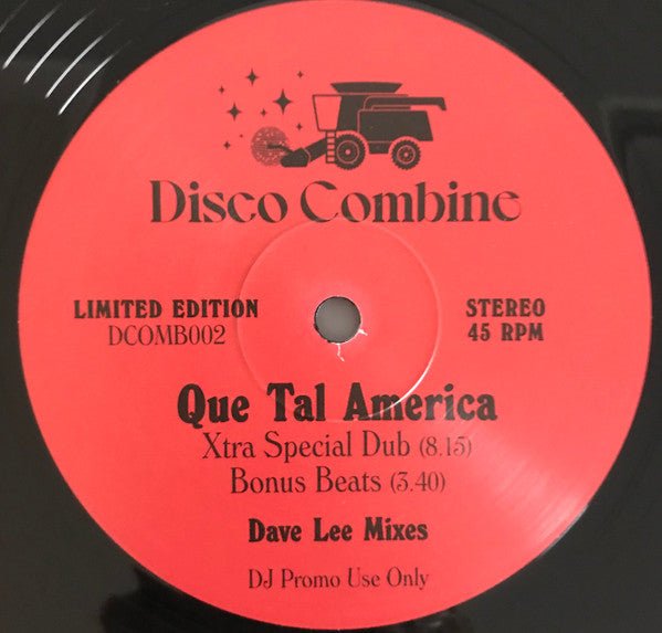 Dos Hombres Sonido - Que Tal America (Dave Lee Mixes) Vinyl