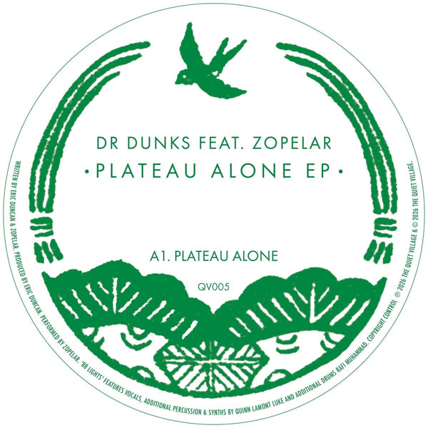 Dr Dunks feat. Zopelar - Plateau Alone EP Vinyl