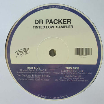 Dr Packer - Tinted Love Sampler Vol 1 Vinyl Vinly Record