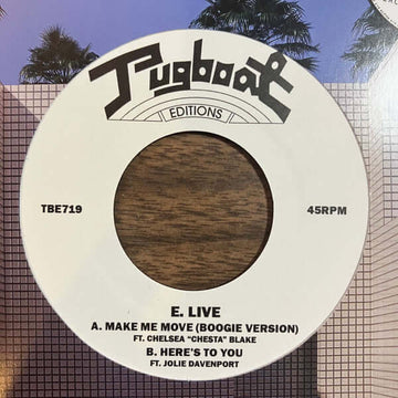 E. Live - Make Me Move / Here's To You Vinyl Vinly Record