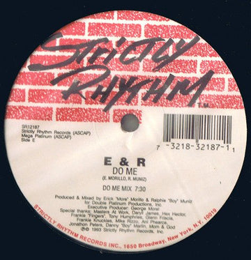 E & R - Do Me Vinyl Vinly Record