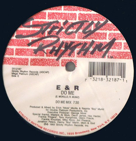 E & R - Do Me Vinyl