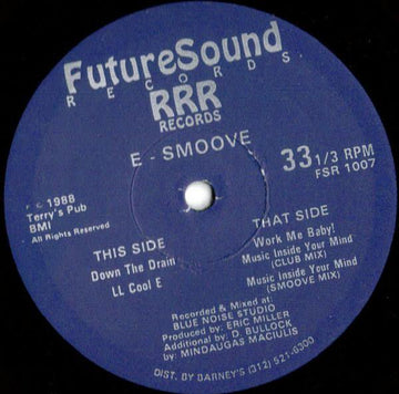 E - Smoove - Down The Drain Vinyl Vinly Record