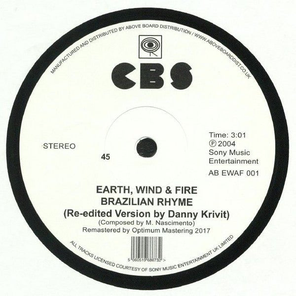Earth, Wind & Fire - Brazilian Rhyme / Runnin' Vinyl