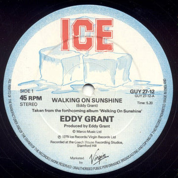 Eddy Grant - Walking On Sunshine Vinyl Vinly Record