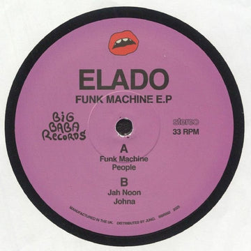 Elado - Funk Machine EP Vinyl Vinly Record