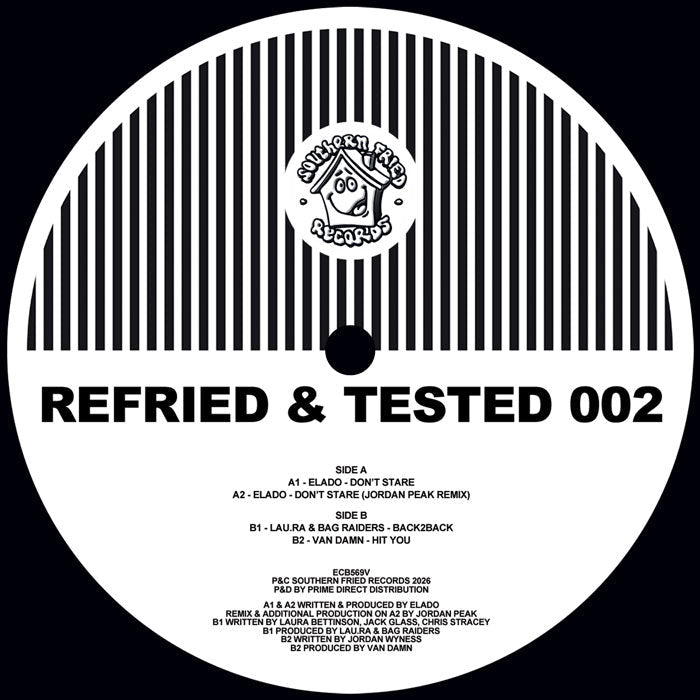 Elado / lau.ra & Bag Raiders / Van Damn - Refried & Tested 002