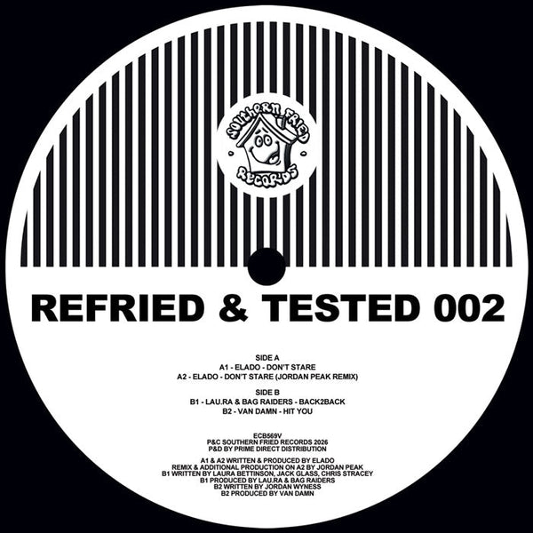Elado / lau.ra & Bag Raiders / Van Damn - Refried & Tested 002 Vinyl