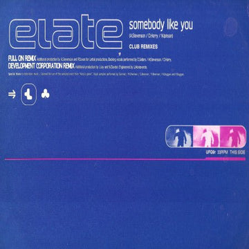 Elate - Somebody Like You (Club Remixes) Vinyl Vinly Record