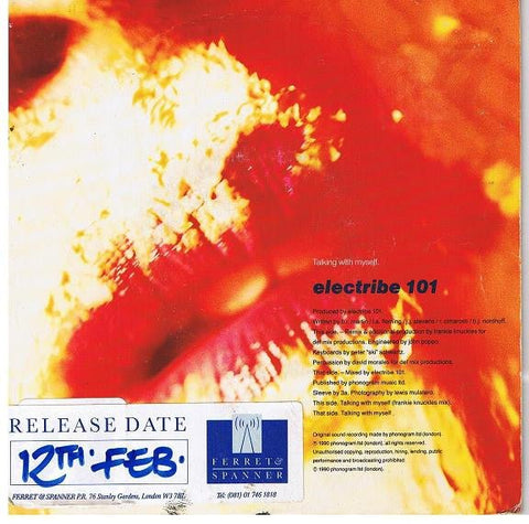 Electribe 101 - Talking With Myself Vinyl - Vinyl Record