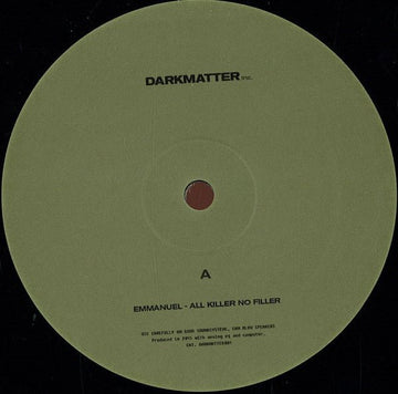 Emmanuel - All Killer No Filler Vinyl Vinly Record