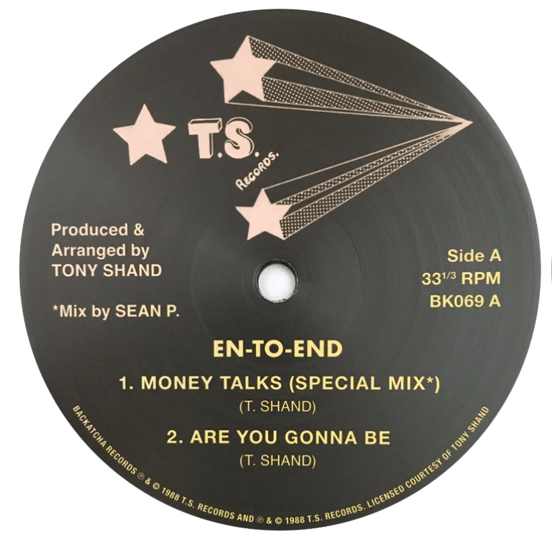 En - To - End - Money Talks (Sean P Mix) / Are You Gonna Be Vinyl