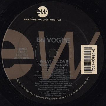 En Vogue - What Is Love Vinyl Vinly Record