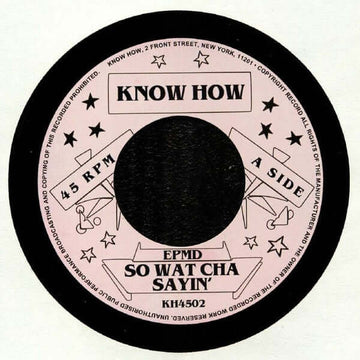 EPMD - So What Cha Sayin Vinyl Vinly Record