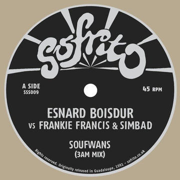 Esnard Boisdur vs Frankie Francis & Simbad - Soufwans Vinyl Vinly Record