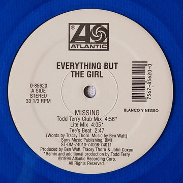 Everything But The Girl - Missing (The Bootleg Mixes!) Vinyl Vinly Record