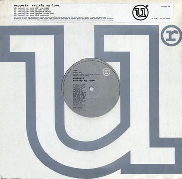 Exoterix - Satisfy My Love Vinyl Vinly Record