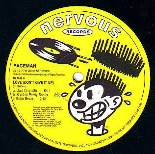 Faceman - Love (Don't Give It Up) / Holding On Vinyl Vinly Record