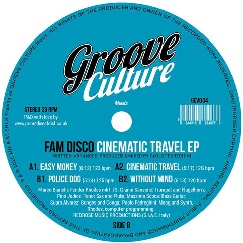 FAM Disco - Cinematic Travel EP Vinyl - Vinyl Record