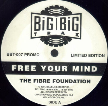 Fibre Foundation - Free Your Mind Vinyl Vinly Record