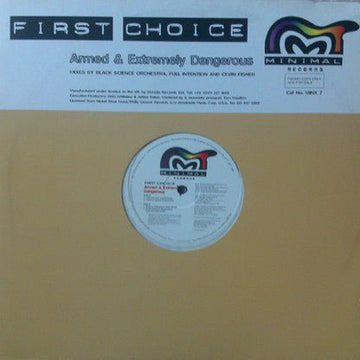 First Choice - Armed And Extremely Dangerous (1997 Remixes By Full Intention & Cevin Fisher) Vinyl Vinly Record
