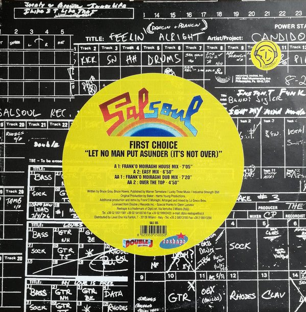 First Choice - Let No Man Put Asunder Vinyl