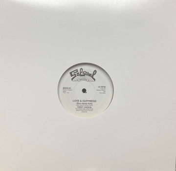First Choice - Love & Happiness (Ron Hardy Edit) Vinyl Vinly Record