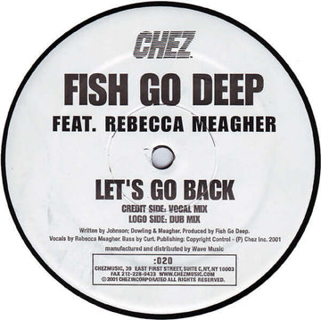 Fish Go Deep Feat. Rebecca Meagher - Let's Go Back Vinyl Vinly Record