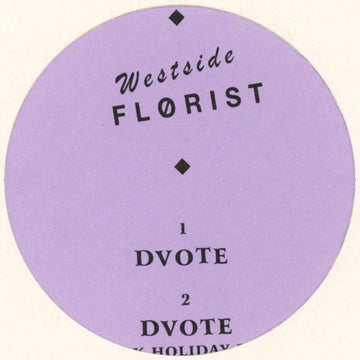 Flørist - Dvote Vinyl Vinly Record