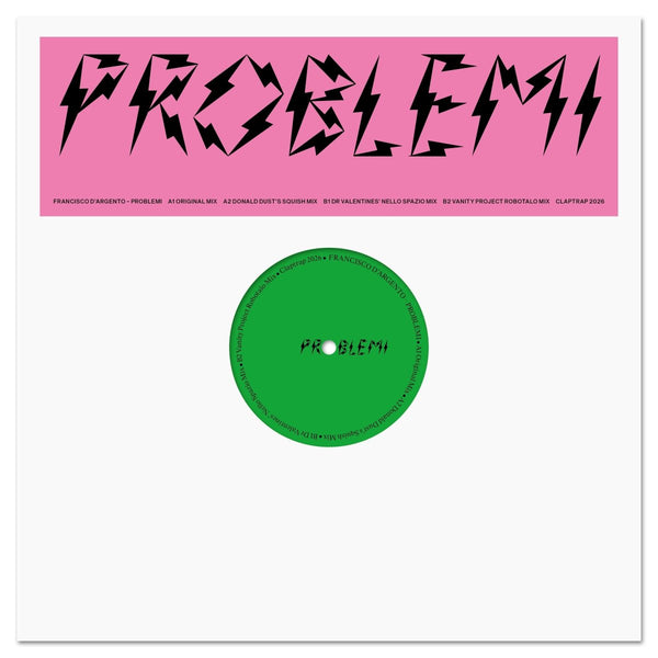 Francisco D’Argento - Problemi Remixes Vinyl