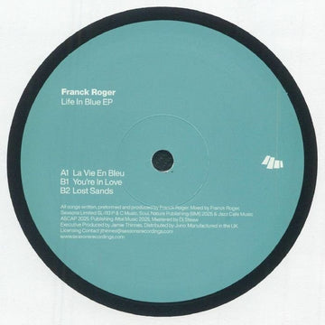 Franck Roger - Life In Blue EP Vinyl Vinly Record