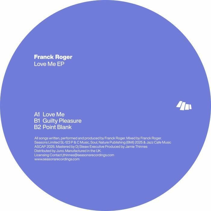 Franck Roger - Love Me EP Vinyl