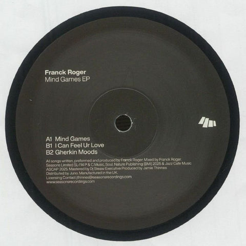 Franck ROGER - Mind Games EP Vinyl - Vinyl Record