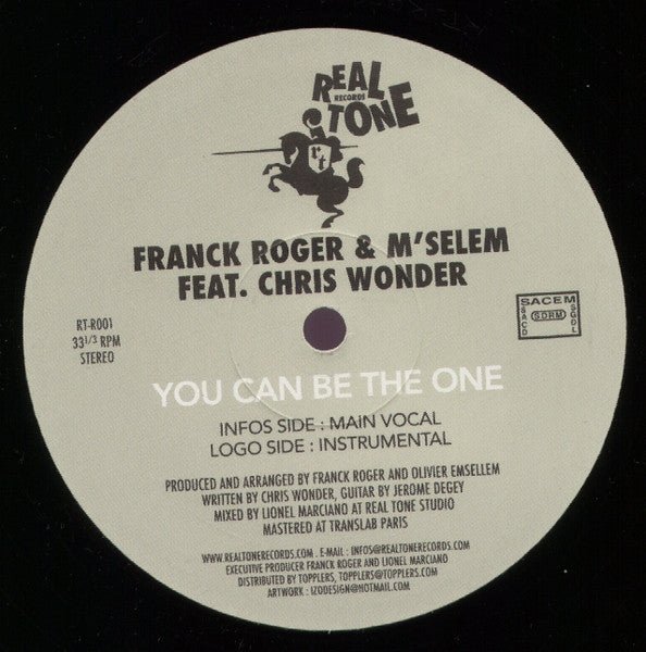 Franck Roger & M'Selem Feat. Chris Wonder - You Can Be The One