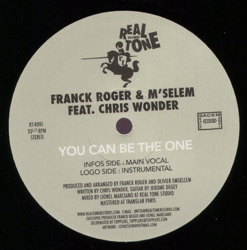 Franck Roger & M'Selem Feat. Chris Wonder - You Can Be The One Vinyl Vinly Record