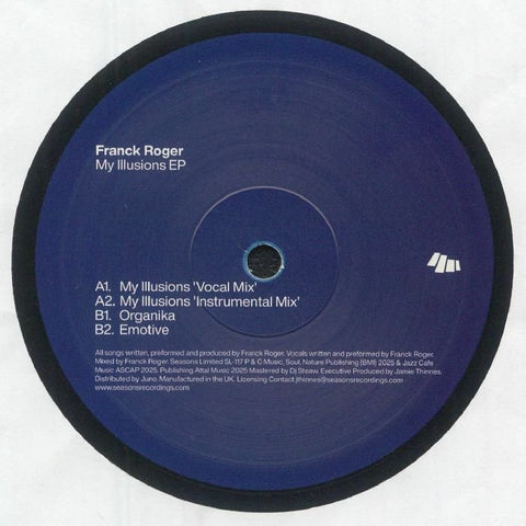 Franck Roger - My Illusions EP Vinyl - Vinyl Record