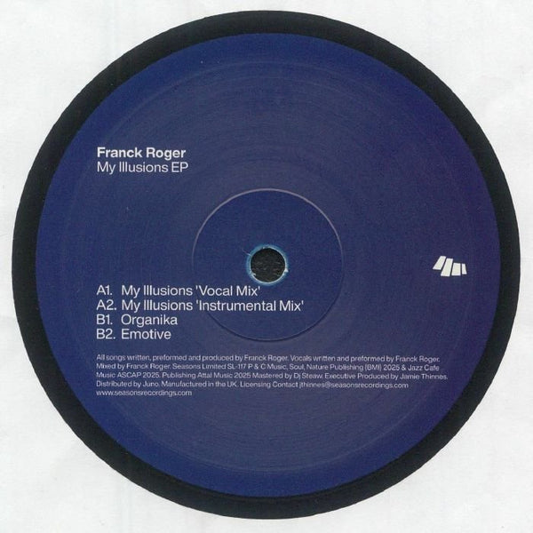 Franck Roger - My Illusions EP Vinyl
